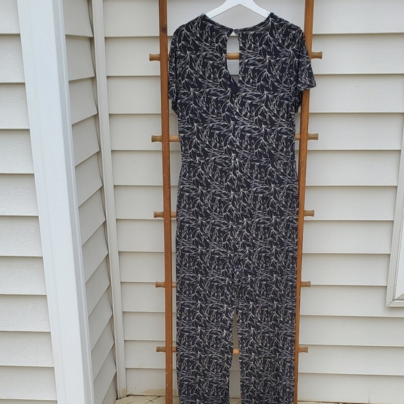 NEW! Long Tall Sally Jersey Viscose Jumpsuit Size 10 - Picture 3 of 8